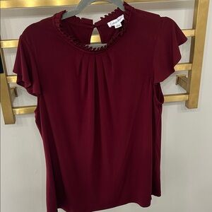 Calvin Klein Rich Burgundy Blouse